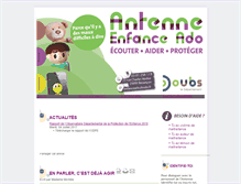 Tablet Screenshot of enfanceado.doubs.fr