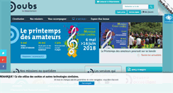 Desktop Screenshot of doubs.fr