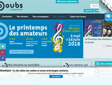 Tablet Screenshot of doubs.fr